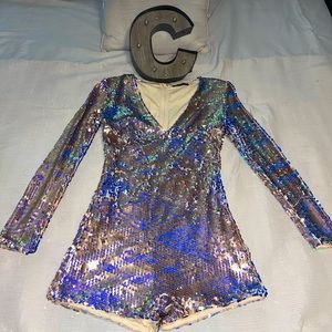 Party Sequins Romper !!